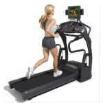 Image of woman running on a treadmill